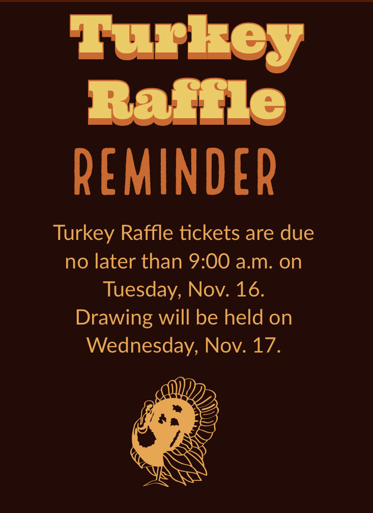 Turkey Raffle